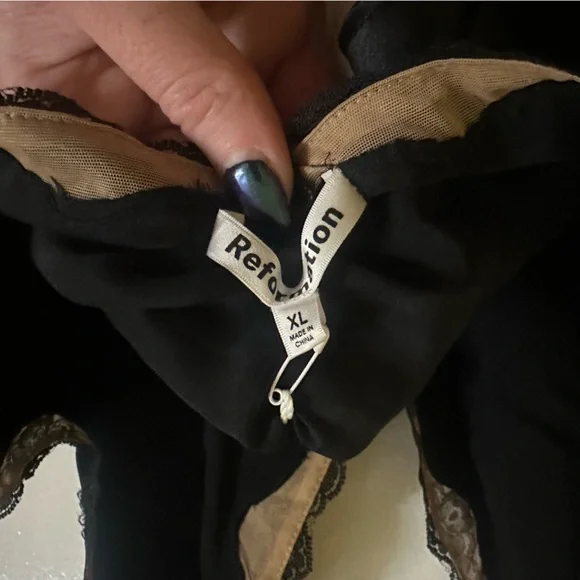 Reformation Monica Silk Top NWT - Picture 4 of 7